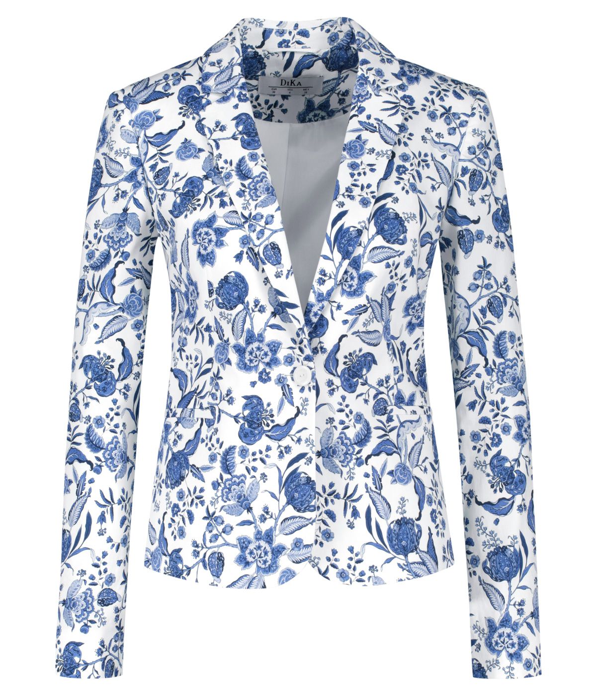 Cotton Coat with floral motif 0